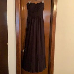 Black Strapless Maxi